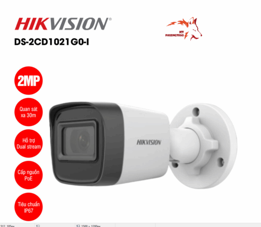 Camera HIKVISION DS-2CD1021G0-I