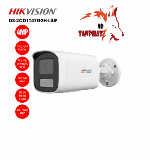 Camera HIKVISION DS-2CD1B47G2H-LIUF/SBR