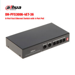 Switch POE DAHUA DH-PFS3006-4ET-36