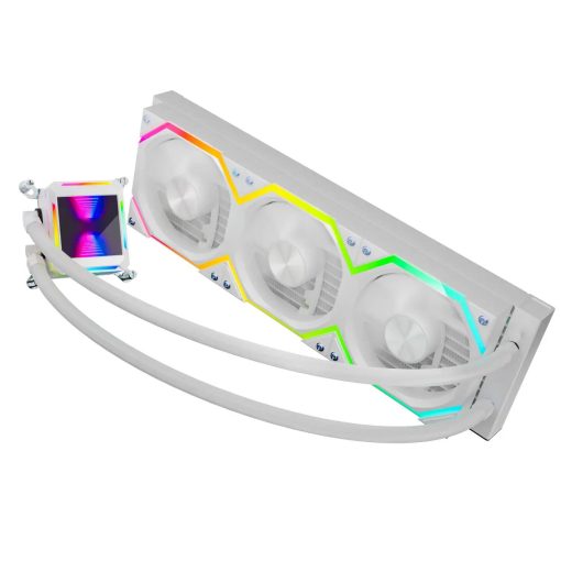 tản Nhiệt Nước Leopard Astro Shell 360 ARGB LCD – Trắng