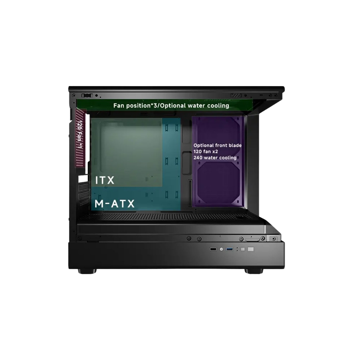 Thùng máy Case Leopard MS-01 RGB