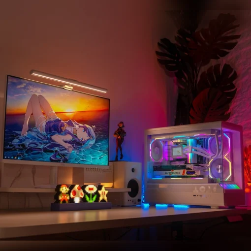 Thùng máy Case Leopard MS-01 RGB Trắng