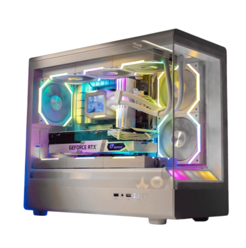 Thùng máy Case Leopard MS-01 RGB Trắng
