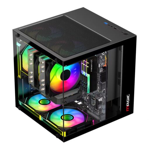 Thùng máy MAGIC GM-05 - Đen | Micro ATX, Không fan - Ảnh 6