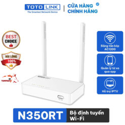 Router Wi-Fi TOTOLINK N350RT – Giải pháp mạng tốc độ cao cho gia đình và văn phòng