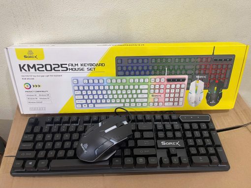 Bàn phím giả cơ Sorex KM2025 LED RGB đen - Ảnh 2