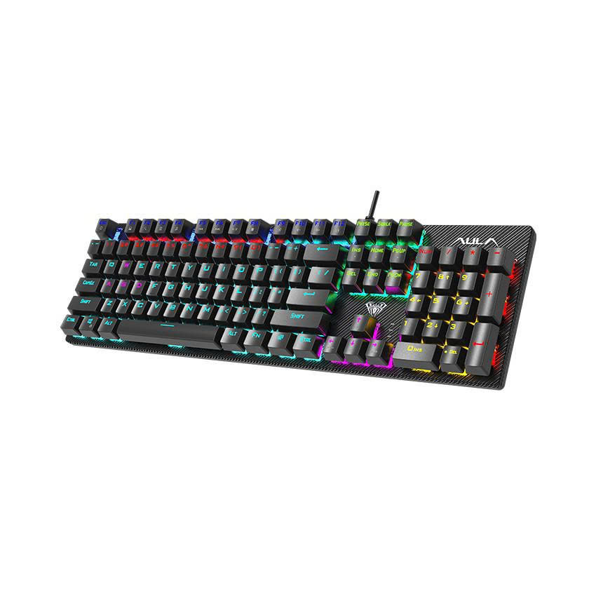 Bàn phím có dây gaming AULA S2022 Pro đen Red switch