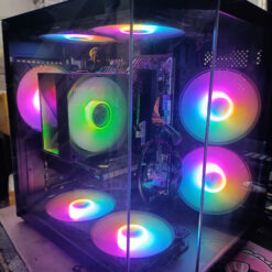 Bộ máy vi tính Gaming H510 asus/i5 11400f/16g Fury/1050ti 4g coloful/450w aigo/case mặt kính + fan