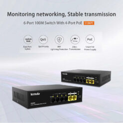 Switch PoE 4-Port 100M Lite TENDA S106PC