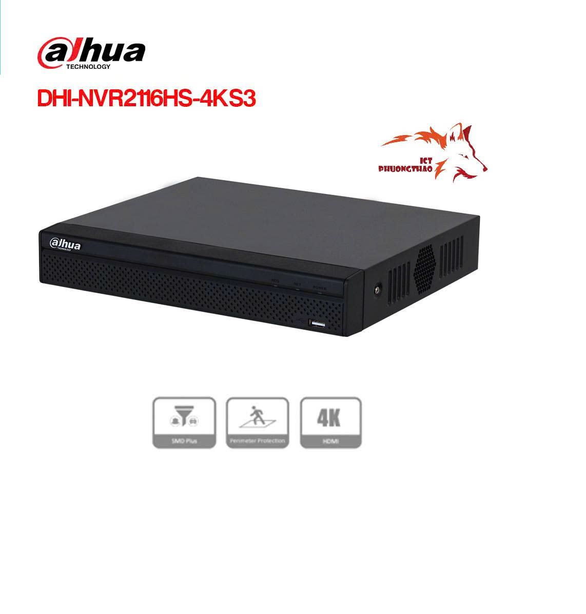 Đầu ghi hình kênh DAHUA DHI-NVR2116HS-4KS3