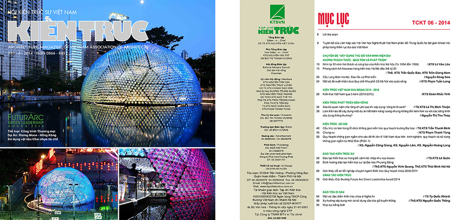 Tạp chí kiến trúc số 06-2014