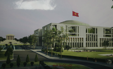 Phối cảnh công trình Nhà Quốc hội