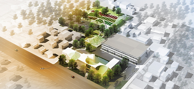 Khu đô thị nông nghiệp, Bangkok, Thái Lan - Thiết kế xây dựng bền vững tham dự cuộc thi Holcim Awards 2011