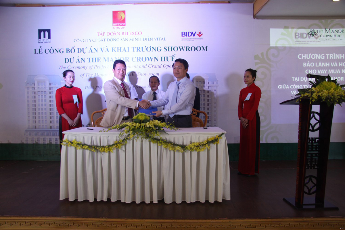 Công ty Bất động sản Minh Điền Vital ký kết hợp tác với Ngân hàng BIDV