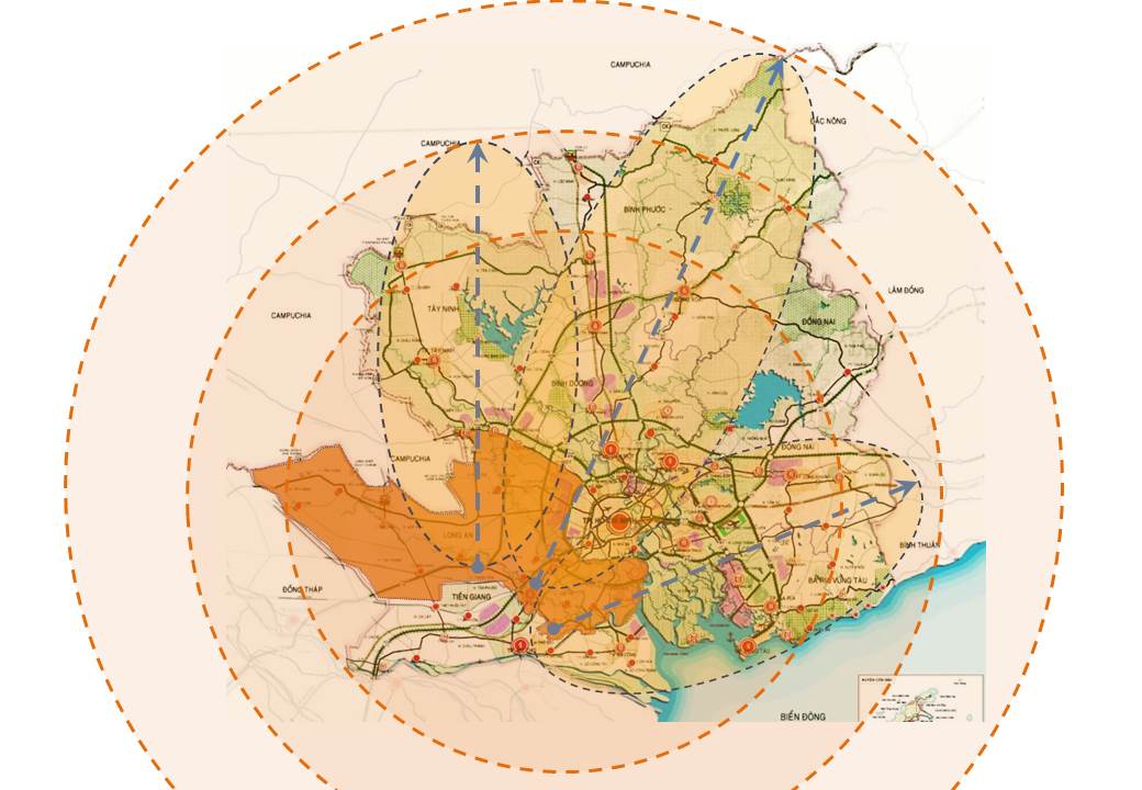 Định hướng phát triển của Long An trong vùng TP HCM