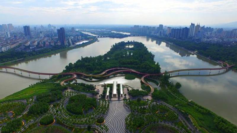 Công viên Yanweizhou, Trung Quốc là giải pháp tuyệt vời cho công trình kiến trúc tương lai để quản lý lũ lụt quy mô lớn và có thể nhân rộng ra nhiều nước trên thế giới.