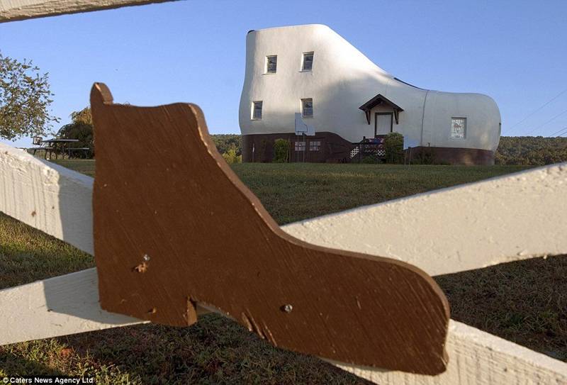 Ngôi nhà độc đáo này cao 7m với 3 phòng ngủ và 1 phòng khách.