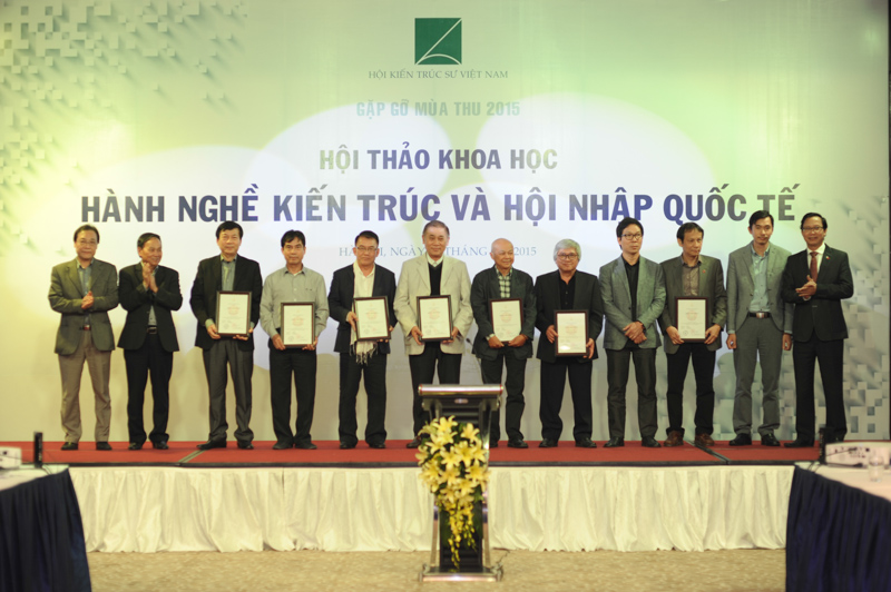 Những KTS đầu tiên được nhận chứng chỉ KTS Asean  tại Việt Nam