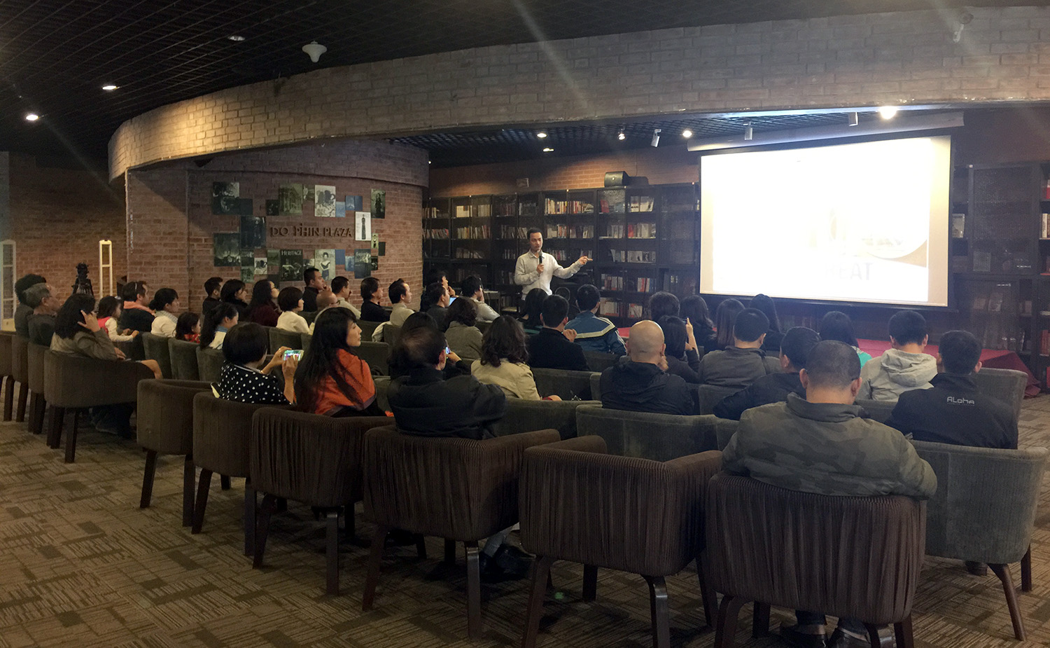Không gian buổi chiếu phim tại Heritage Space