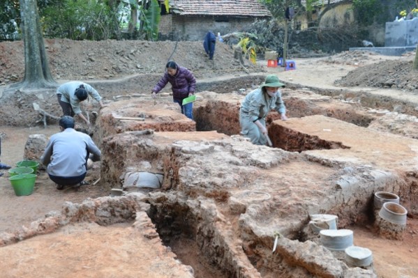 Khai quật di chỉ lò gốm Quả Cảm (Bắc Ninh), năm 2014