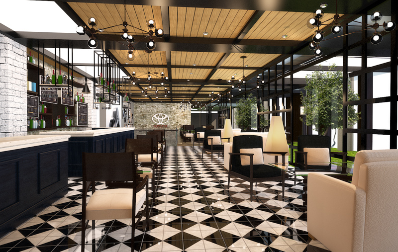 Bar coffee của Toyota Hà Đông