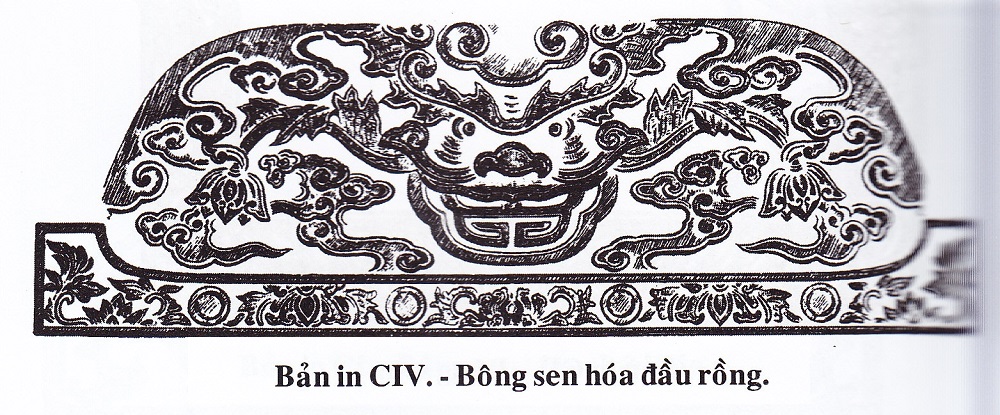 Sách hoa văn cung đình Huế tr,100, hình quỷ La hầu thường gọi là Hổ phủ