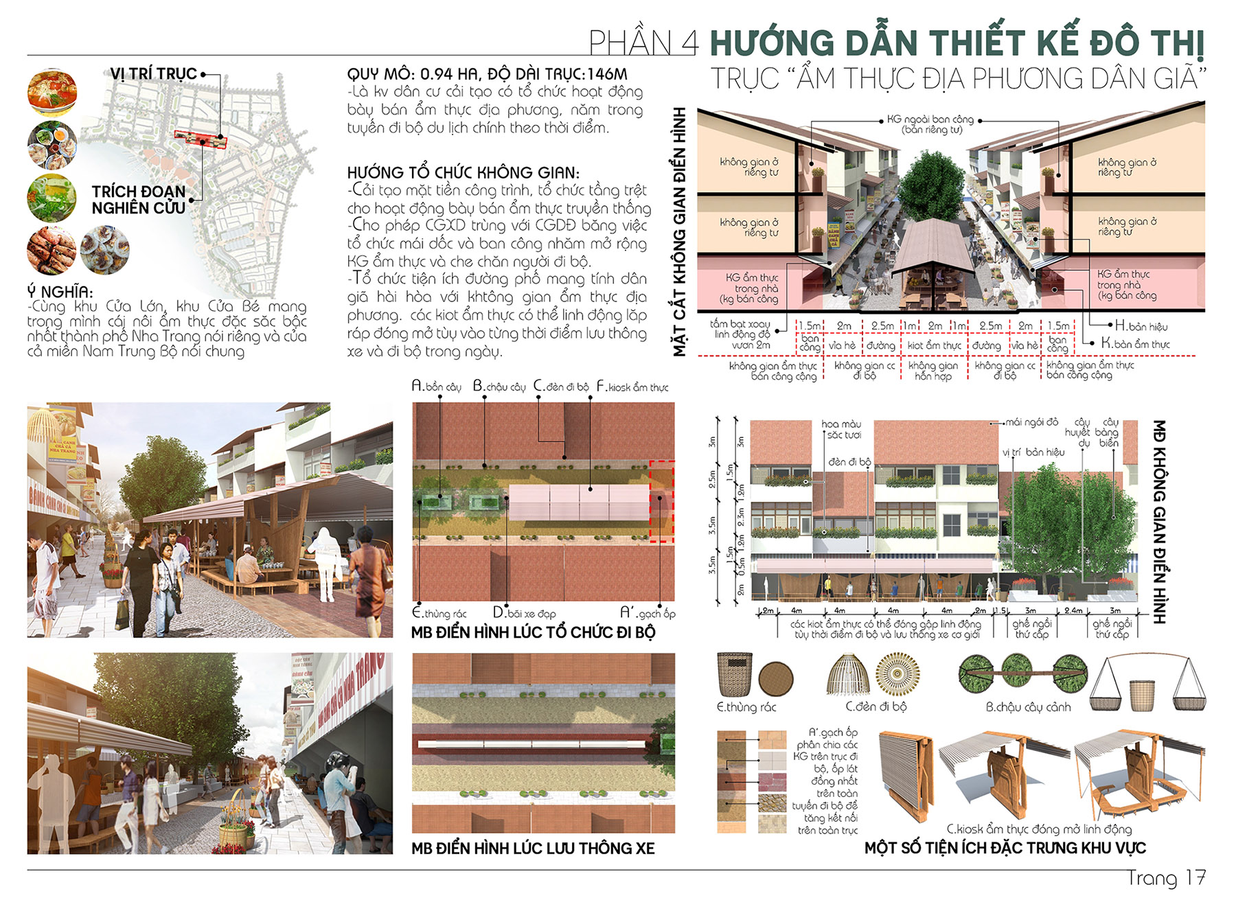 Trục "Ẩm thực địa phương dân giã"