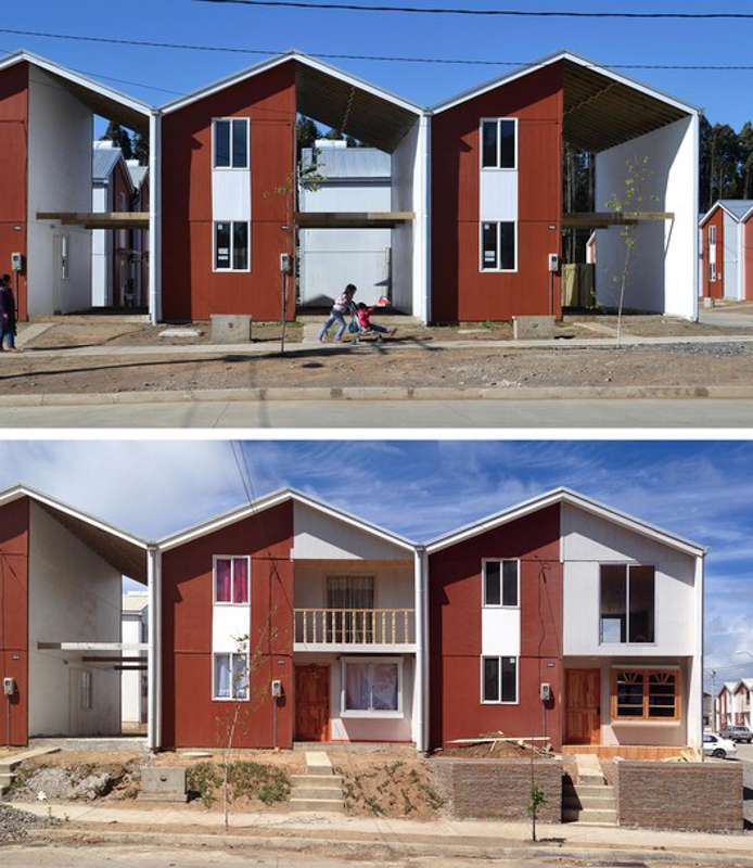 Villa Verde Housing. Constitución (Khu nhà ở gia tăng tại, Chile 2013). Image © ELEMENTAL