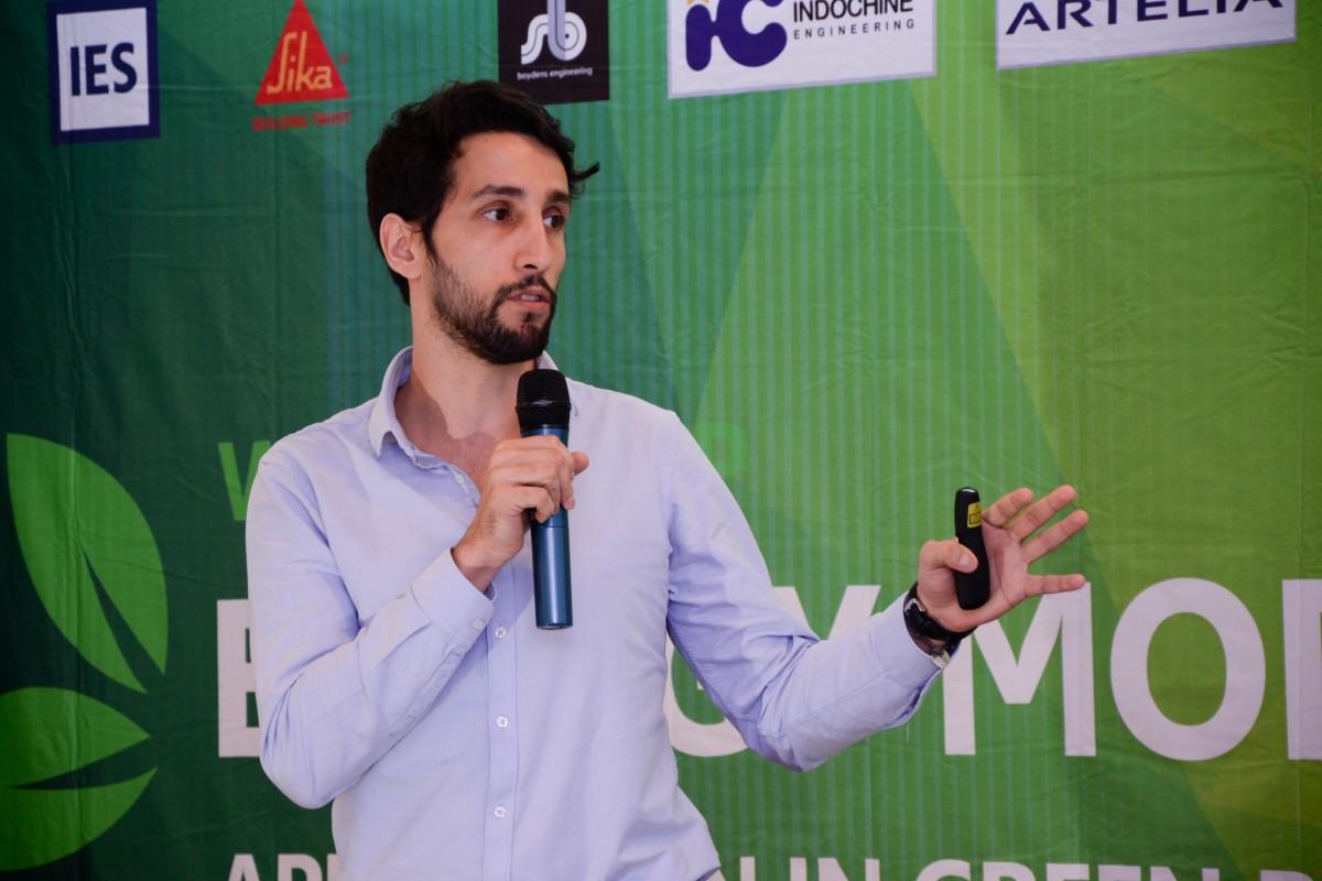 Mr. Pedro Marques - Chuyên gia tư vấn hiệu quả công trình đến từ Boydens Engineering