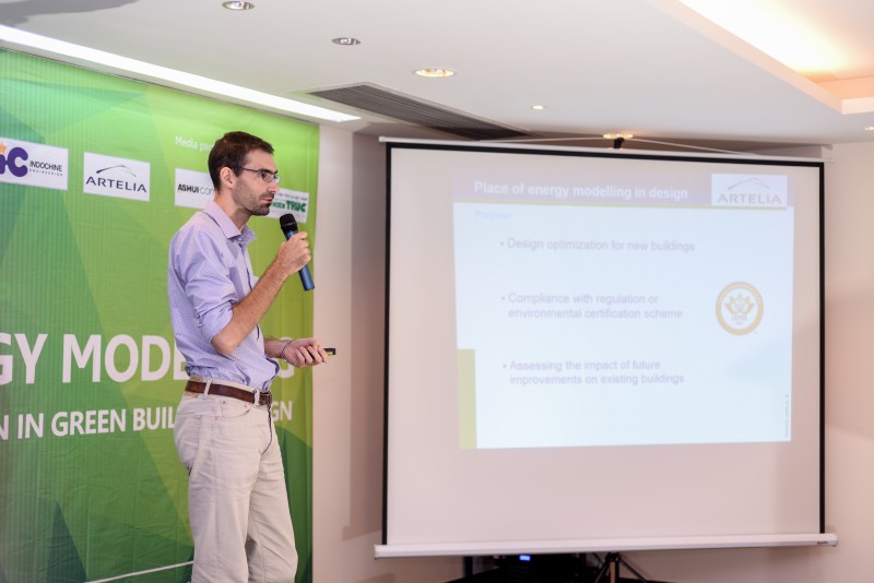 Mr. Patrick Bivona - Chuyên gia tư vấn công trình xanh và hiệu quả năng lượng của Artelia Vietnam