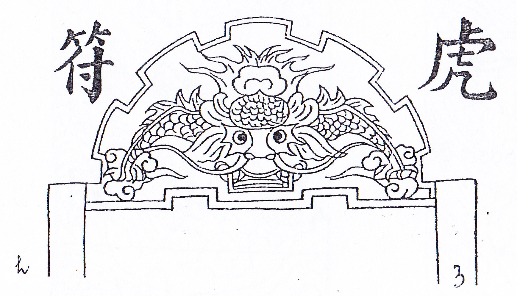 Quỷ La Hầu đền Vua Đinh( Hoa Lư, Ninh Bình)