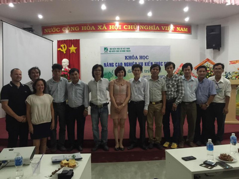 Ban chủ nhiệm CLB KTS Trẻ Ninh Thuận