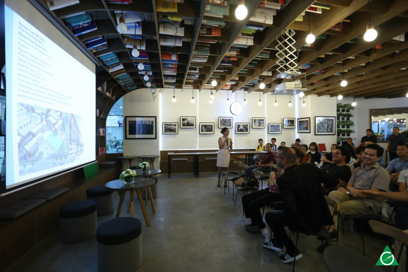 KTS. Thái Lan Anh giới thiệu về CLB A+G tại buổi lễ