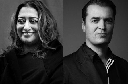 Zaha Hadid và Patrik Schumacher 