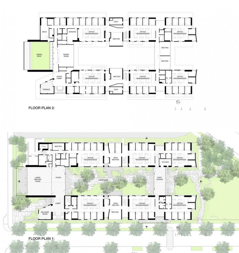 Ground and Second Floor Plans - Photo Credit EHDD