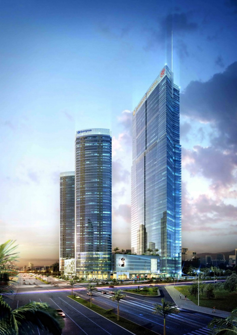 Phối cảnh tòa nhà - Keangnam Hanoi Landmark