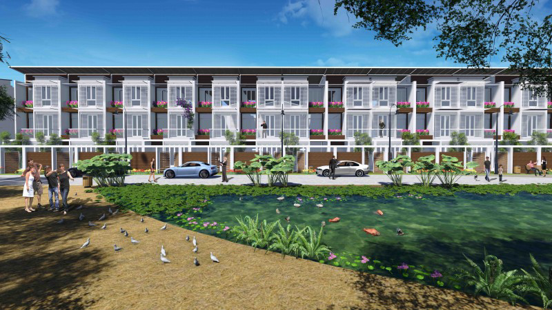Mẫu nhà ở liền kề cho đô thị Long An