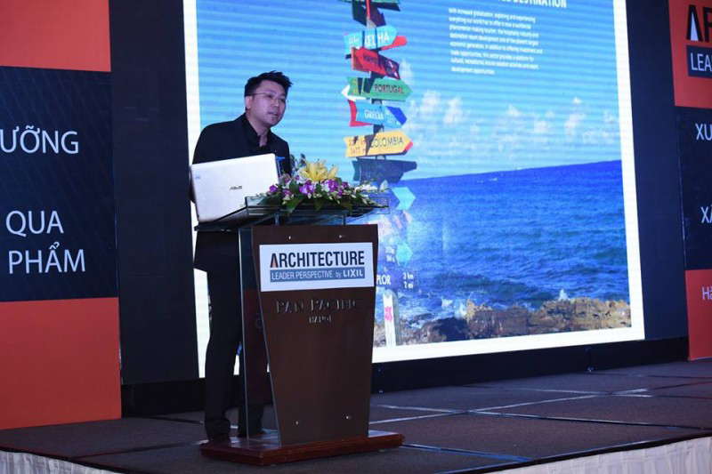 “Xu hướng thiết kế công trình nghỉ dưỡng” của diễn giả Ee Tiong Lim – Giám đốc thiết kế Công ty ATKINS 