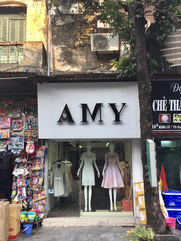 Góc phố đắt khách trên phố Hàng Cá.