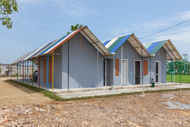 Công trình Màu tái chế được xây dựng tại huyện Đức Thọ - Hà Tĩnh