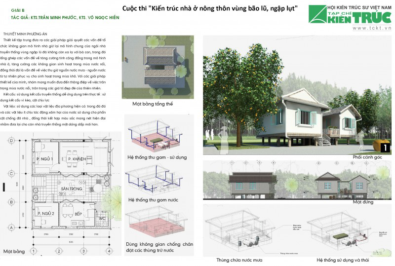 Nhà ở mùa nước nổi Float-S house Đồng Bằng Sông Cửu Long