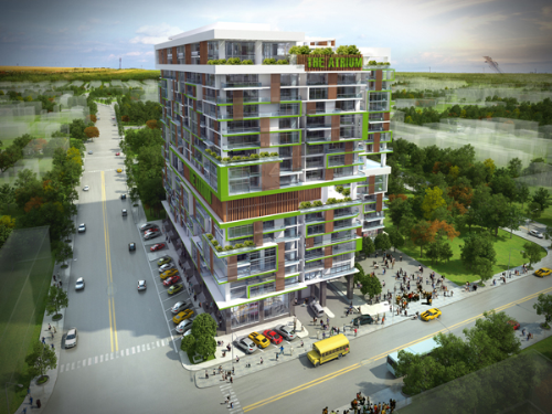 Tòa căn hộ The Atrium ngay tại thành phố Yangon do chính các kiến trúc sư Việt Nam thiết kế.