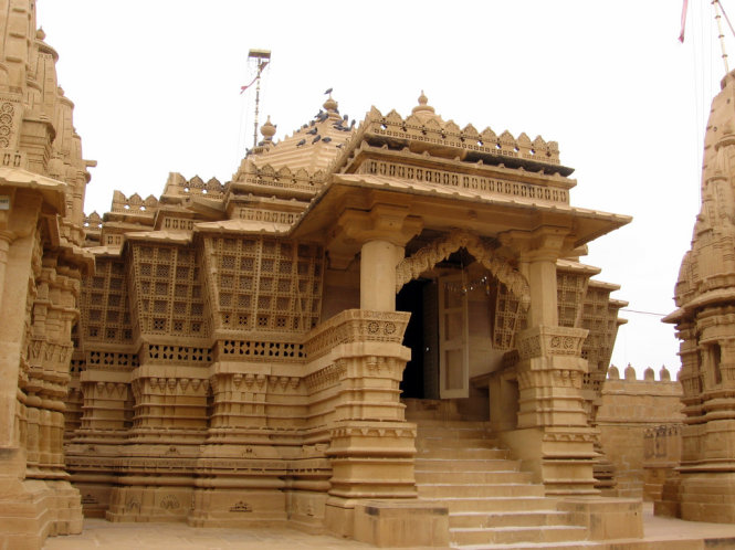 Một ngôi đền Jain ở Jaisalmer.