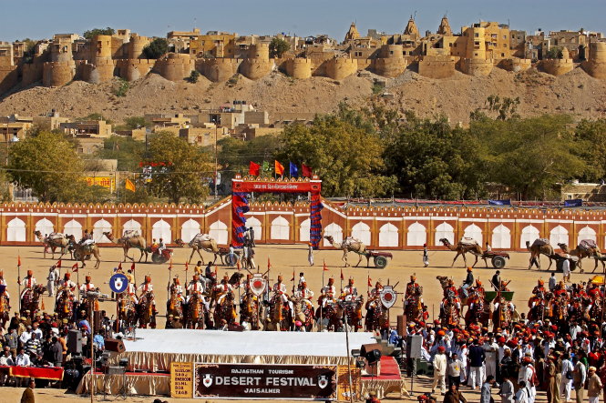 Lễ hội sa mạc ở Jaisalmer.
