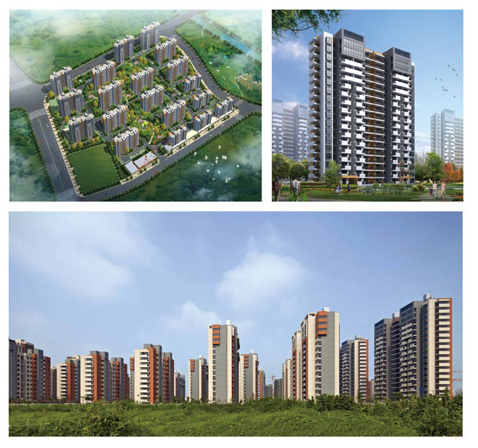 Hình 3: Khu NOXH Hàng Thành Hòa Sa, Thượng Hải (TQ), 2009-2012