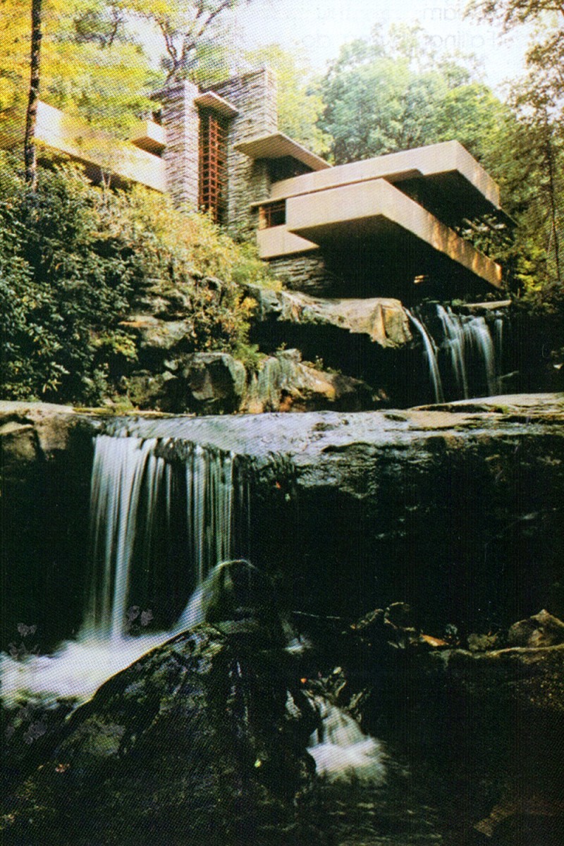 Công trình “Biệt thự trên thác” của KTS Frank Lloyd Wright (ảnh tư liệu)