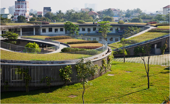 Hình 7: Toàn cảnh công trình từ trên cao (ảnh: VGBC)