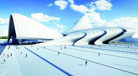 Hình 17: Heydar Aliyev center, Azerbaijan