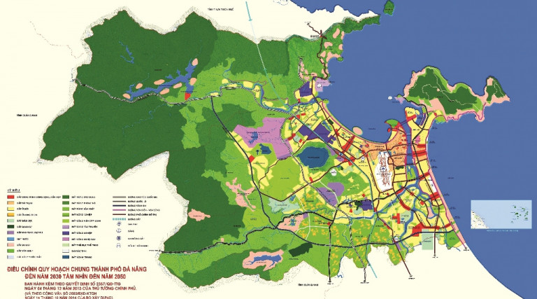 Quy hoạch định hướng phát triển không gian đô thị Đà Nẵng đến năm 2030 tầm nhìn đến năm 2050 (theo Quyết định phê duyệt 2357/QĐ-TTG của Thủ tướng Chính phủ)