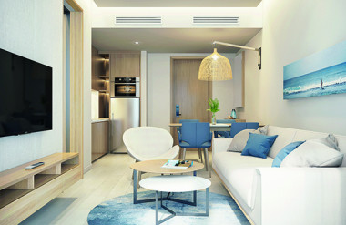 Phối cảnh nội thất căn 1 phòng ngủ